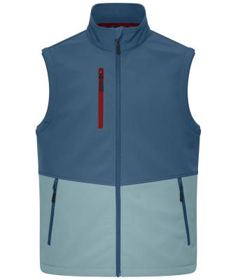 Unisex Workwear Softshell Vest Diep-blauw/staal-blauw 12035