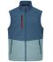 Unisex Workwear Softshell Vest Diep-blauw/staal-blauw 12035