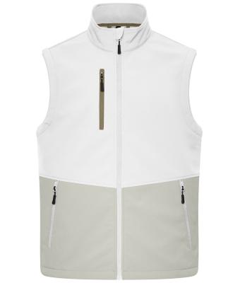 Unisex Workwear Softshell Vest White/cement 12035
