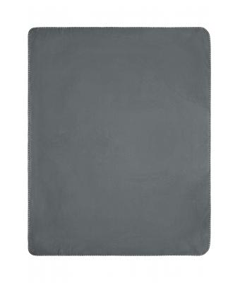 Unisex Fleece Blanket Grijs/lichtgrijs 10227