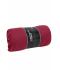 Unisex Fleece Blanket Bordeaux/natural 10227