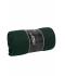 Unisex Fleece Blanket Donkergroen/naturel 10227