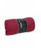 Unisex Fleece Blanket Bordeaux/naturel 10227