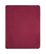 Unisex Fleece Blanket Bordeaux/natural 10227