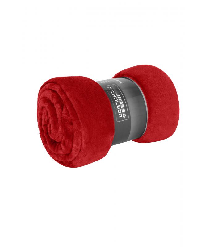 Unisexe Couverture en microfibre polaire XL GRS Rouge 11503