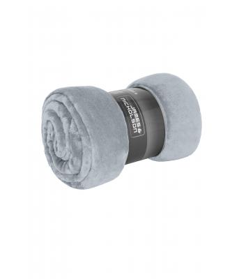 Unisex Microfibre Fleece Blanket XL Silver 11503