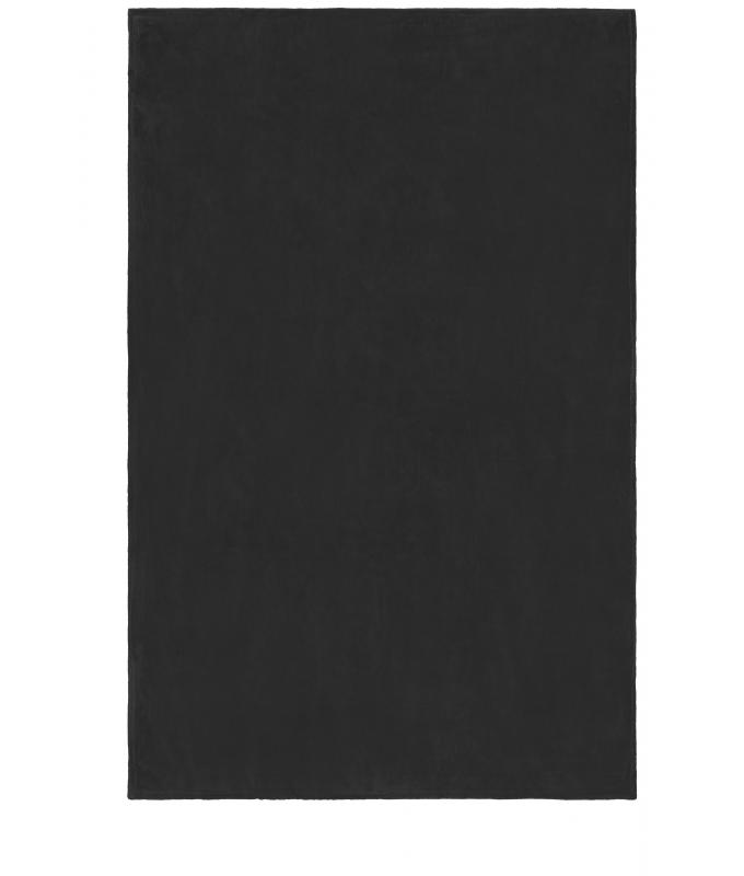 Unisex Microfibre Fleece Blanket XL GRS Black 11503