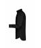 Herren Men's Shirt Slim Fit Long Black 7340