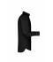 Herren Men's Shirt Slim Fit Long Black 7340