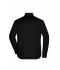 Herren Men's Shirt Slim Fit Long Black 7340