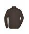 Herren Men's Shirt Slim Fit Long Brown 7340