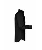 Heren Men’s Shirt Slim Fit Long Zwart 7340