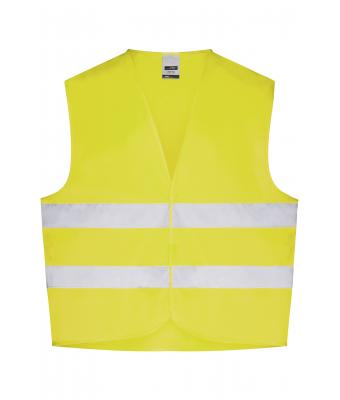 Unisexe Gilet de sécurité Jaune-fluorescent 7347