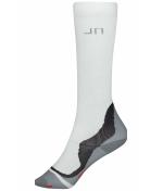 Unisexe Chaussettes de compression Blanc 7353