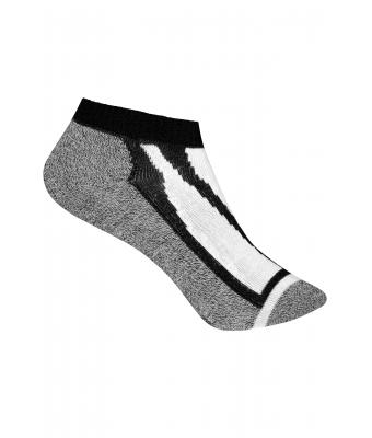 Unisexe Chaussettes sneakers sport Noir 7354