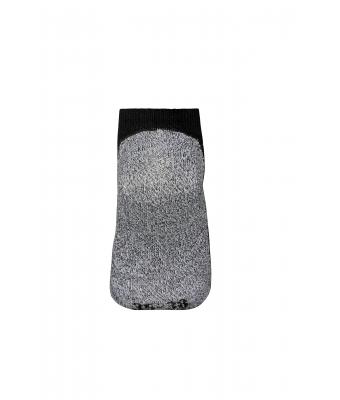 Unisexe Chaussettes sneakers sport Noir 7354