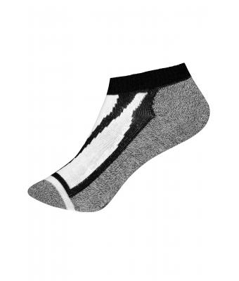 Unisexe Chaussettes sneakers sport Noir 7354