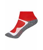 Unisexe Chaussettes sport courtes Rouge 7355