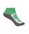 Unisex Sport Socks Short Green 7355