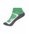 Unisex Sport Socks Short Green 7355