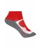 Unisex Sport Socks Short Red 7355