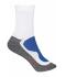 Unisexe Chaussettes sport Blanc/royal 7356