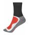 Unisex Sport Socks Black/red 7356