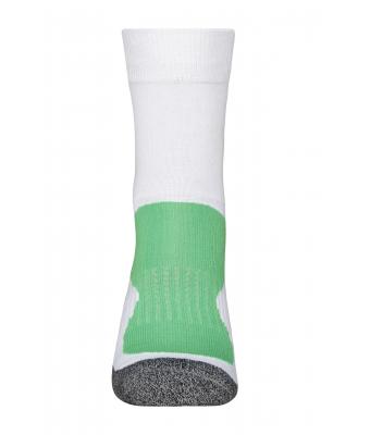Unisex Sport Socks White/green 7356