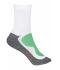 Unisex Sports Socks Wit/groen 7356