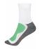 Unisex Sports Socks Wit/groen 7356