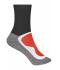 Unisex Sports Socks Zwart/rood 7356