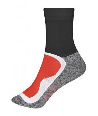 Unisex Sports Socks Zwart/rood 7356