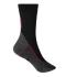Unisexe Chaussettes de travail chaudes Noir/rouge 8668