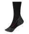 Unisex Worker Socks Warm Black/red 8668