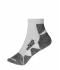 Unisexe Chaussettes de sport courtes Blanc/blanc 8669