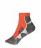 Unisex Sport Sneaker Socks Feloranje/wit 8669