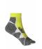 Unisex Sport Sneaker Socks Felgeel/wit 8669
