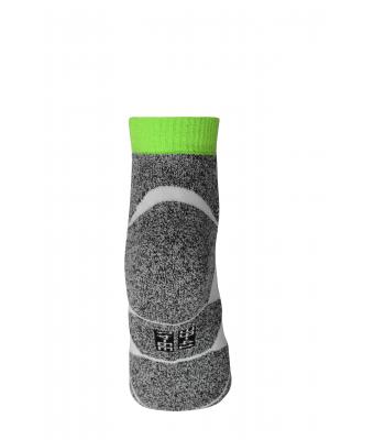 Unisex Sport Sneaker Socks Felgroen/wit 8669