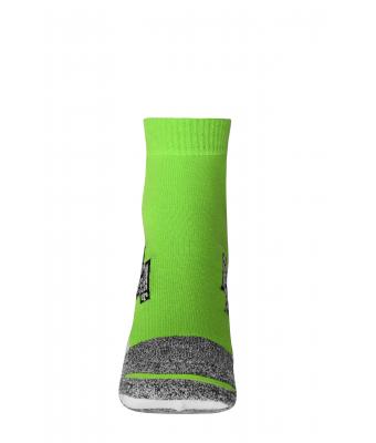 Unisex Sport Sneaker Socks Felgroen/wit 8669