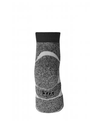 Unisex Sport Sneaker Socks Black/white 8669