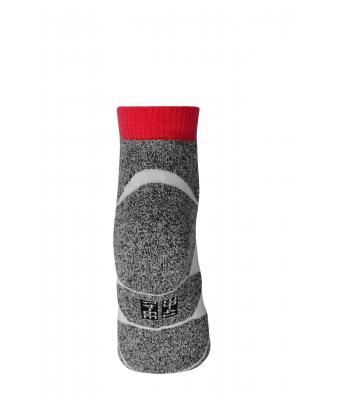 Unisex Sport Sneaker Socks Red/white 8669