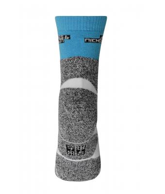 Unisex Sport Socks Bright-blue/white 8670