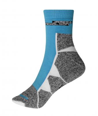 Unisex Sport Socks Bright-blue/white 8670