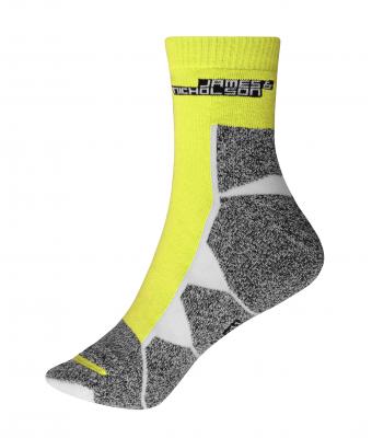 Unisex Sport Socks Felgeel/wit 8670
