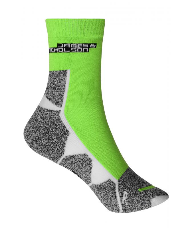 Unisex Sport Socks Bright-green/white 8670