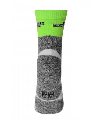 Unisex Sport Socks Bright-green/white 8670
