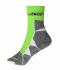 Unisex Sport Socks Felgroen/wit 8670