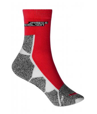 Unisex Sport Socks Rood/wit 8670