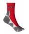 Unisex Sport Socks Rood/wit 8670