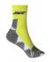 Unisex Sport Socks Bright-yellow/white 8670